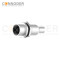 M12 X Coded Female Circular Connector-Panel Mount,Solder Connection,M16x1.5, Rear Fastened,Shielded