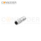 M12 X Coded Female Straight Circular Connector-Metal Assembled,Field Wireable,Screw Connection,Shielded,PG7