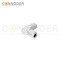 M12 X Code Female Angle Circular Connector-Metal Assembled,Field Wireable,Screw Connection,Shielded,PG7