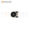 M12 X Coded Female Angle Circular Connector-Panel Mount, PCB Dip-solder Connection,Front Fastened,M12x1.0,