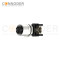 M12 X Coded Female Angle Circular Connector-Panel Mount, PCB Dip-solder Connection,Front Fastened,M12x1.0,