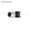 M12 X Coded Female Angle Circular Connector-Panel Mount, PCB Dip-solder Connection,Rear Fastened,M12x1.0,