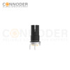 M12 X Coded Female Angle Circular Connector-Panel Mount, SMD Dip-solder Connection,M12x1.0,