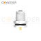 M5 3 Pin Female Circular Connector-Panel Mount,Solder Connectio, Front Fastened