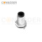 M5 3 Pin Circular Connectors Board Rear Mount Male Socket PCB Style, Solder, Front Fastened