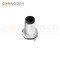 M5 3 Pin Male Circular Connector-Panel Mount,Solder Connectio, Front Fastened