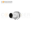M5 3 Pin Male Circular Connector-Panel Mount,Solder Connection, Rear Fastened