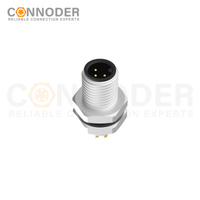 Wholesale M5 Male 3 Pin Circular Connector | Panel Mount,Solder Connection, Rear Fastened