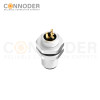 M5 3 Pin Male Circular Connector-Panel Mount,Solder Connection, Rear Fastened