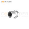 M5 3 Pin Female Circular Connector-Panel Mount,Solder Connection, Rear Fastened