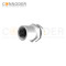 M5 3 Pin Female Circular Connector-Panel Mount,Solder Connection, Rear Fastened