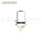 M5 3 Pin Female Circular Connector-Panel Mount,Solder Connection, Rear Fastened