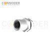 M5 3 Pin Circular Connectors Board Front Mount Female Socket PCB Style, Solder, Rear Fastened