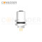 M5 3 Pin Circular Connectors Board Front Mount Female Socket PCB Style, Solder, Rear Fastened