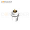 M5 3 Pin Circular Connectors Board Front Mount Female Socket PCB Style, Solder, Rear Fastened