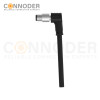 M5 Male Sensor Connecting-Right Angle Overmolded Cable,UL, PUR, black,Solder Connection,A code
