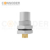 M8 3 Pin Female Circular Connector-Panel Mount,Solder Connectio,M8*0.5, Front Fastened