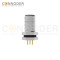 M8 3 Pin Circular Connectors Board Rear Mount Male Socket PCB Style, Solder, Front Fastened