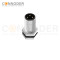 M8 3 Pin Circular Connectors Board Rear Mount Male Socket PCB Style, Solder, Front Fastened