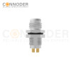 M8 3 Pin Male Circular Connector-Panel Mount,Solder Connectio,M8*0.5, Rear Fastened