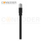 M5 Female Cable Sensor Connecting Cables Straight Overmolded Cable,UL, PUR, black,Solder Connection,A code