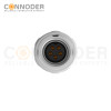 Wholesale M9 8 Pin Circular Connectors Board Rear Mount Female Socket PCB Style, Solder, Front Fastened