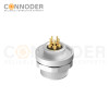 Wholesale M9 8 Pin Circular Connectors Board Rear Mount Female Socket PCB Style, Solder, Front Fastened