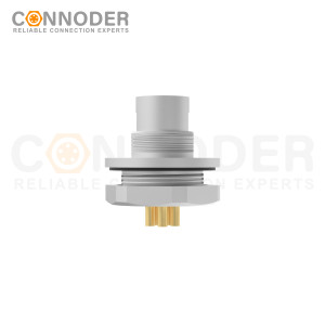 Wholesale M9 5 Pin Circular Connectors Front Mount Male Solder Connectio, Rear Fastened