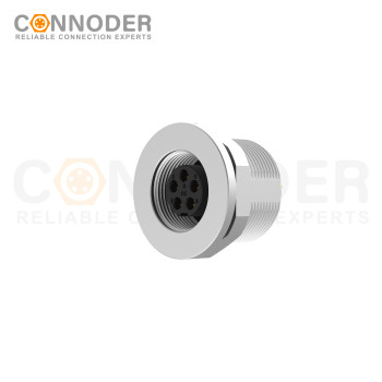 Wholesale M9 5 Pin Circular Connectors Front Mount Female Solder Connectio, Rear Fastened