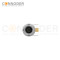 M9 8 Pin Circular Connectors Board Front Mount Female Socket PCB Style, Solder, Rear Fastened