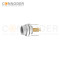 M9 8 Pin Circular Connectors Board Front Mount Female Socket PCB Style, Solder, Rear Fastened