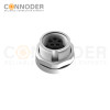 M9 5 Pin Circular Connectors Rear Mount Female Solder Connectio, Front Fastened