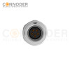 M9 5 Pin Circular Connectors Rear Mount Female Solder Connectio, Front Fastened