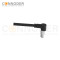 M9 Female Sensor Connecting-Right Angle Overmolded Cable,UL, PUR, black,Solder Connection