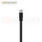 M8 Female Cable Connector-Straight Overmolded Cable,UL, PUR, black,Solder Connection,A code