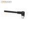 M8 Male Sensor Connecting-Right Angle Overmolded Cable,UL, PUR, black,Solder Connection,A code