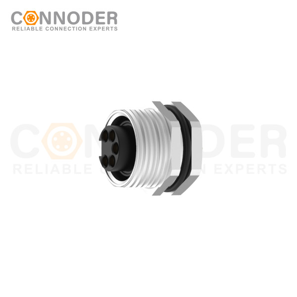 7/8" Female circular connector Front Fastened,with PCB welded screw 7/8-16UHF