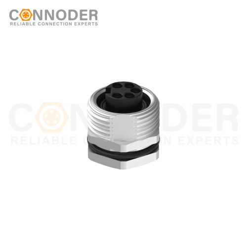 7/8" Female circular connector Front Fastened,with PCB welded screw 7/8-16UHF