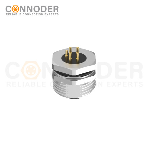7/8" Female circular connector Front Fastened,with PCB welded screw 7/8-16UHF