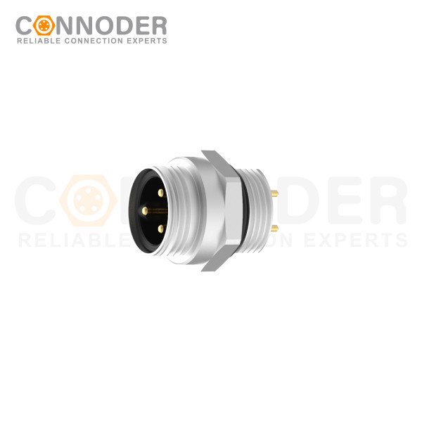 7/8" male circular connector Rear Fastened,with PCB welded screw 7/8-16UHF