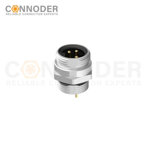 7/8" male circular connector Rear Fastened,with PCB welded screw 7/8-16UHF