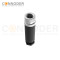 M8 Female Circular Connector-Field Wireable,Straight Plastic Assembled,Solder Connection,A code,