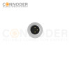 M12 Male Straight Circular Connector-Field Wireable,,Screw Connection,A code