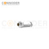 M9 Male Straight Circular Connector-Metal Assembled,Field Wireable,A coded,Solder Connection