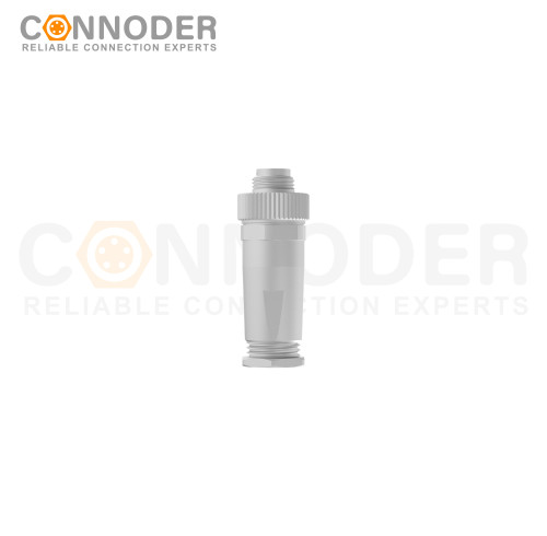 M9 Male Straight Circular Connector-Metal Assembled,Field Wireable,A coded,Solder Connection