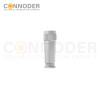 M9 Female Straight Circular Connector-Metal Assembled,Field Wireable,A coded,Solder Connection