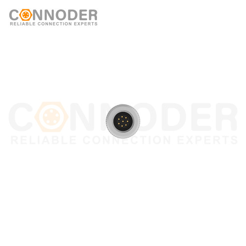 M9 Female Straight Circular Connector-Metal Assembled,Field Wireable,A coded,Solder Connection