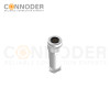 M9 Female Straight Circular Connector-Metal Assembled,Field Wireable,A coded,Solder Connection