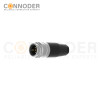 7/8 Male Circular Connector-Field Wireable,Straight Plastic Assembled,Solder Connection,A code,