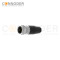 7/8 Male Circular Connector-Field Wireable,Straight Plastic Assembled,Solder Connection,A code,